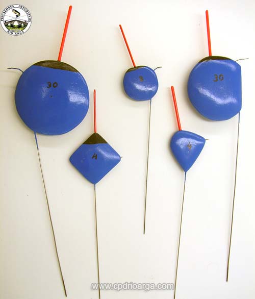 Colección de corchos de coup, para caudal rápido