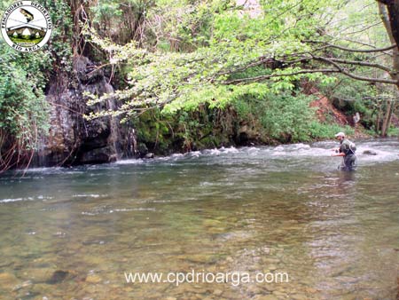 Pescando en el río Saja pescador2