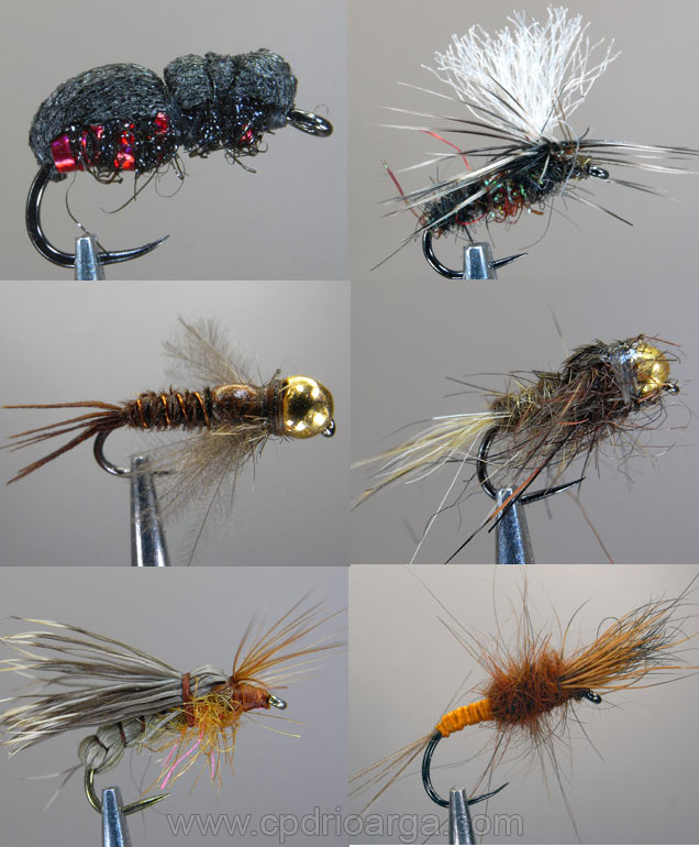 Moscas utilizadas en las mangas obligatorias moscas