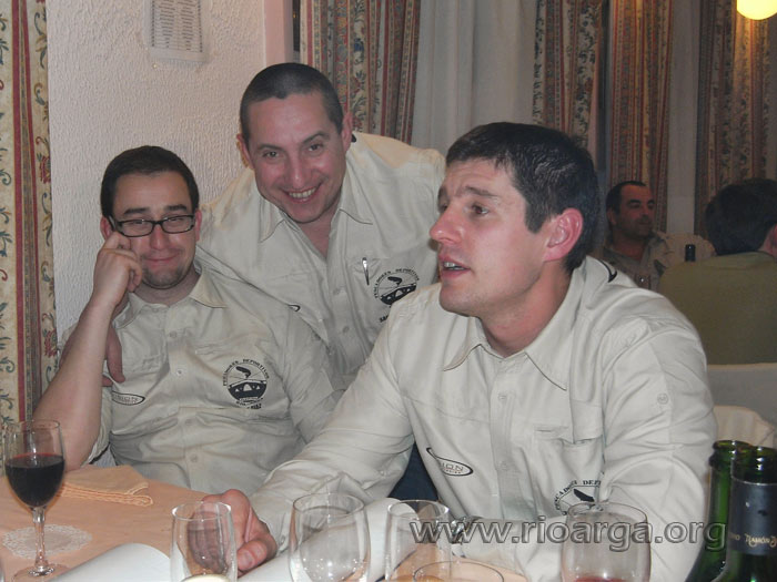 Algunos de nuesros socios que acudieron al evento