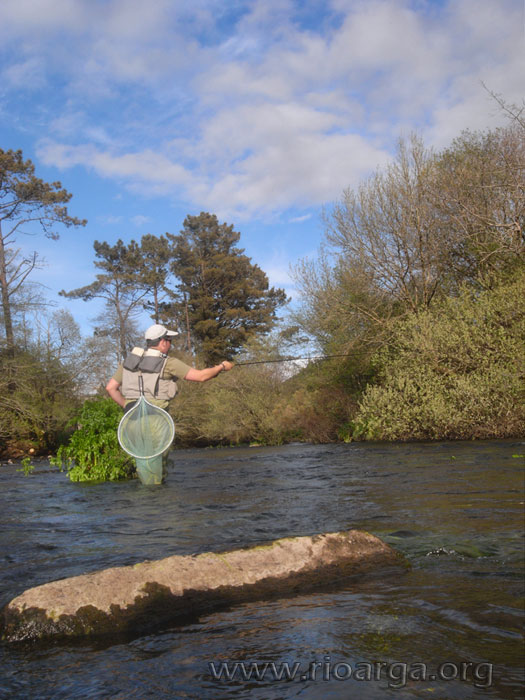 David en la parte alta del tramo