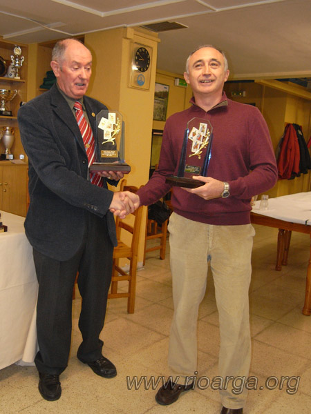 Pareja subcampeona: Jesús Lamberto y José Mª Lecea