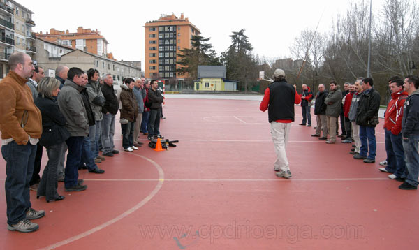 Carlos Azpilicueta en la exibición de lance lance