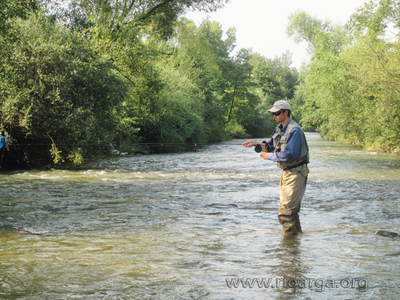 Vladi pescando en el Zilina