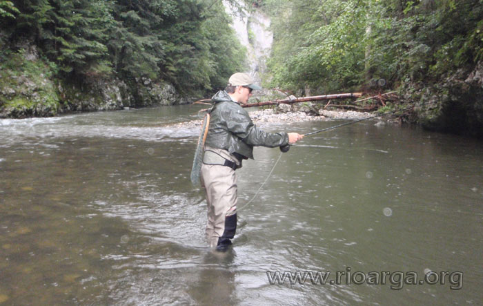 Aritz en el ca&ntilde;&oacute;n