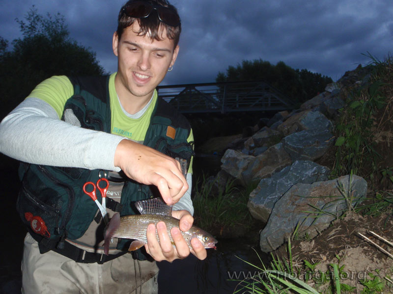 Aritz con un t&iacute;malo en el Poprad